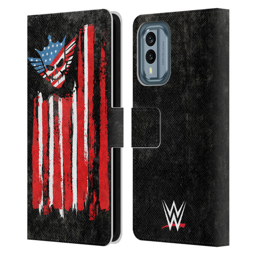 WWE Cody Rhodes American Nightmare Flag Leather Book Wallet Case Cover For Nokia X30