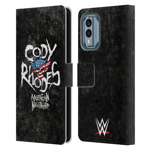 WWE Cody Rhodes Distressed Name Leather Book Wallet Case Cover For Nokia X30