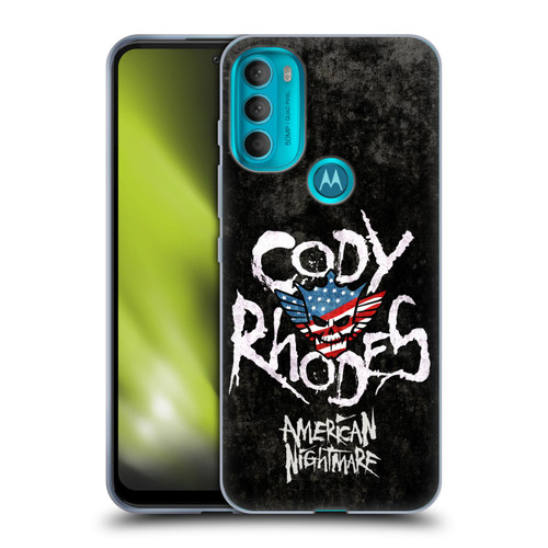WWE Cody Rhodes Distressed Name Soft Gel Case for Motorola Moto G71 5G