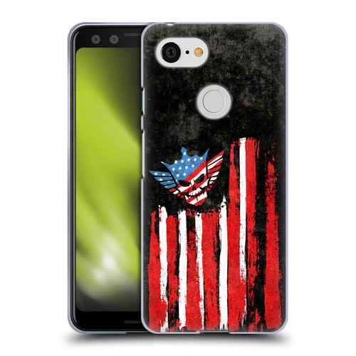 WWE Cody Rhodes Superstar Flag Soft Gel Case for Google Pixel 3
