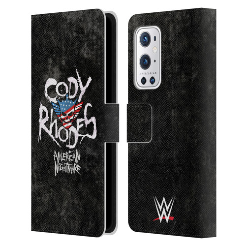 WWE Cody Rhodes Distressed Name Leather Book Wallet Case Cover For OnePlus 9 Pro