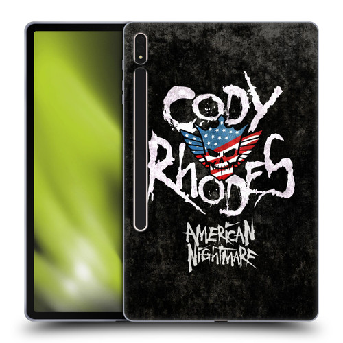 WWE Cody Rhodes Distressed Name Soft Gel Case for Samsung Galaxy Tab S8 Plus