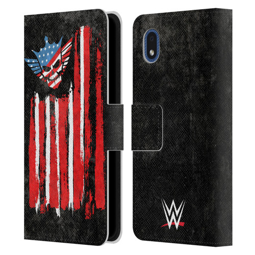 WWE Cody Rhodes American Nightmare Flag Leather Book Wallet Case Cover For Samsung Galaxy A01 Core (2020)