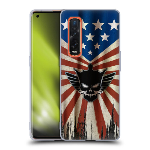 WWE Cody Rhodes Distressed Flag Soft Gel Case for OPPO Find X2 Pro 5G