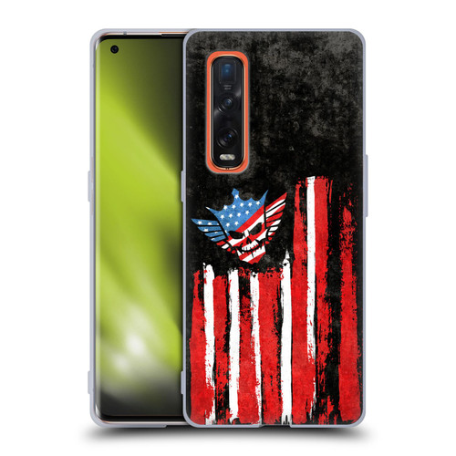 WWE Cody Rhodes Superstar Flag Soft Gel Case for OPPO Find X2 Pro 5G