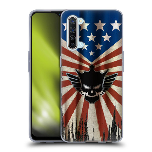 WWE Cody Rhodes Distressed Flag Soft Gel Case for OPPO Find X2 Lite 5G