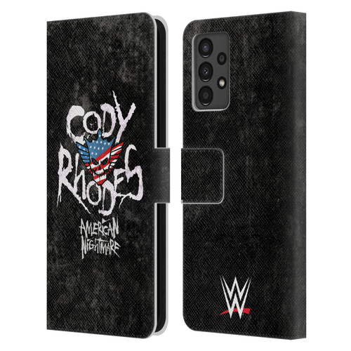 WWE Cody Rhodes Distressed Name Leather Book Wallet Case Cover For Samsung Galaxy A13 (2022)