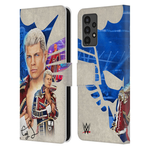 WWE Cody Rhodes Superstar Graphics Leather Book Wallet Case Cover For Samsung Galaxy A13 (2022)