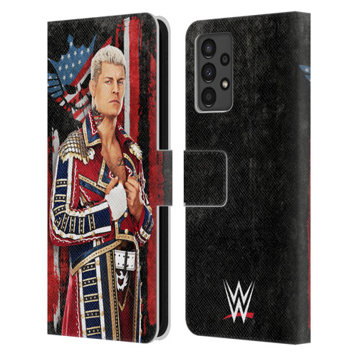 WWE Cody Rhodes Superstar Flag Leather Book Wallet Case Cover For Samsung Galaxy A13 (2022)