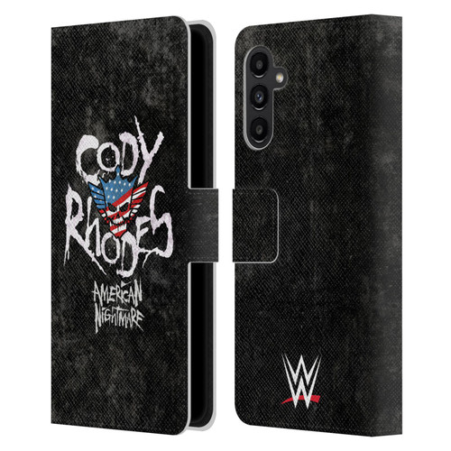 WWE Cody Rhodes Distressed Name Leather Book Wallet Case Cover For Samsung Galaxy A13 5G (2021)