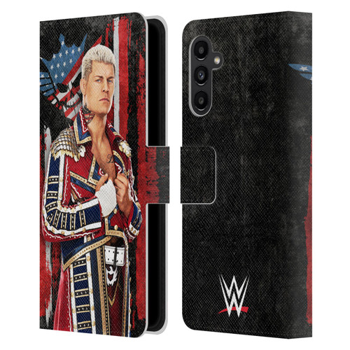 WWE Cody Rhodes Superstar Flag Leather Book Wallet Case Cover For Samsung Galaxy A13 5G (2021)