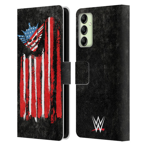 WWE Cody Rhodes American Nightmare Flag Leather Book Wallet Case Cover For Samsung Galaxy A14 5G