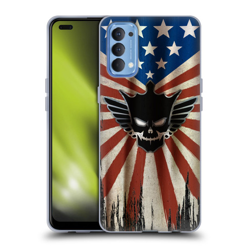 WWE Cody Rhodes Distressed Flag Soft Gel Case for OPPO Reno 4 5G