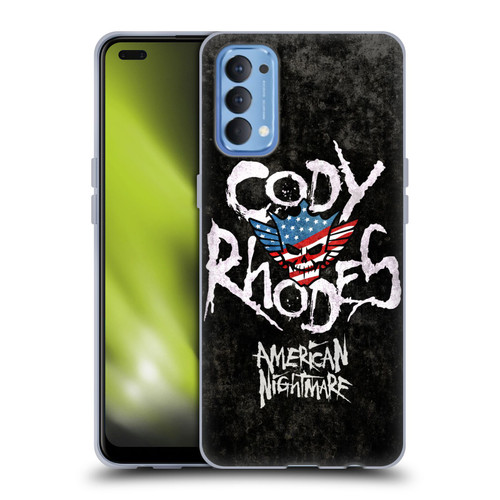 WWE Cody Rhodes Distressed Name Soft Gel Case for OPPO Reno 4 5G