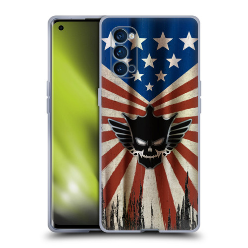 WWE Cody Rhodes Distressed Flag Soft Gel Case for OPPO Reno 4 Pro 5G