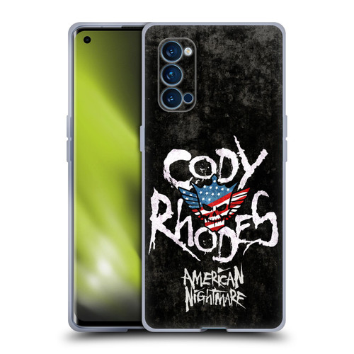 WWE Cody Rhodes Distressed Name Soft Gel Case for OPPO Reno 4 Pro 5G