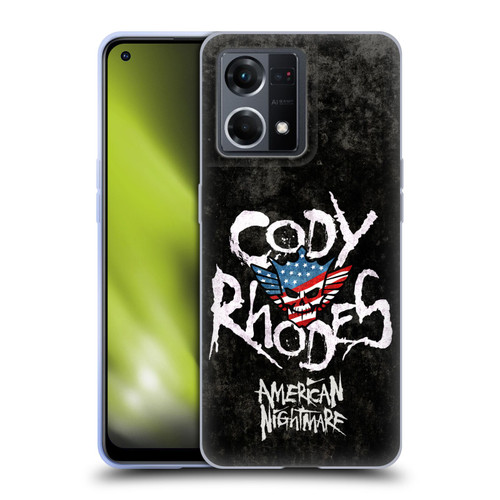 WWE Cody Rhodes Distressed Name Soft Gel Case for OPPO Reno8 4G