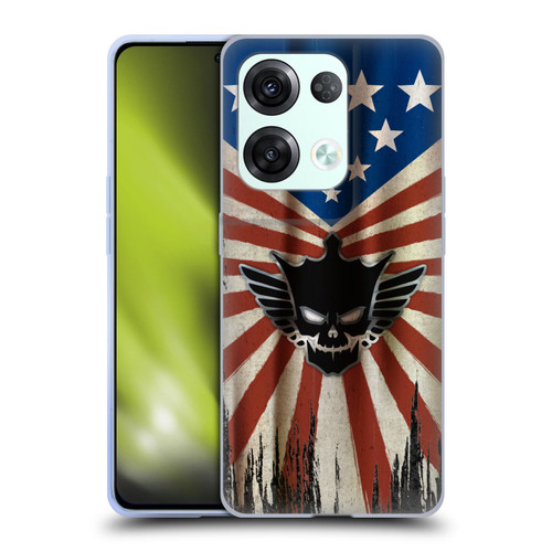 WWE Cody Rhodes Distressed Flag Soft Gel Case for OPPO Reno8 Pro