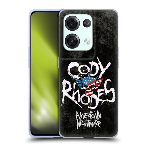 WWE Cody Rhodes Distressed Name Soft Gel Case for OPPO Reno8 Pro