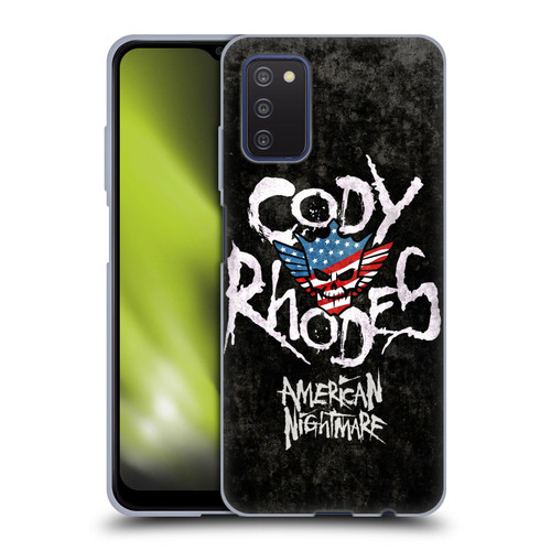 WWE Cody Rhodes Distressed Name Soft Gel Case for Samsung Galaxy A03s (2021)