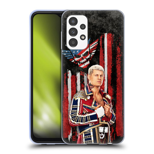 WWE Cody Rhodes American Nightmare Flag Soft Gel Case for Samsung Galaxy A13 (2022)