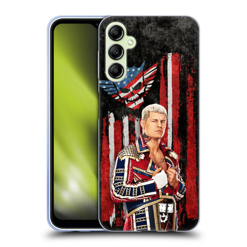 WWE Cody Rhodes American Nightmare Flag Soft Gel Case for Samsung Galaxy A14 5G