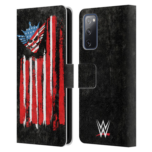 WWE Cody Rhodes American Nightmare Flag Leather Book Wallet Case Cover For Samsung Galaxy S20 FE / 5G