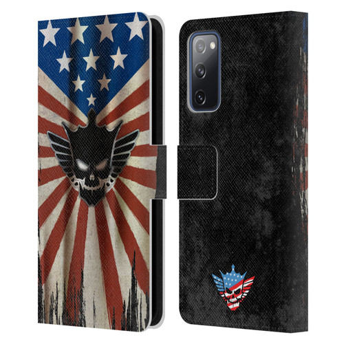WWE Cody Rhodes Distressed Flag Leather Book Wallet Case Cover For Samsung Galaxy S20 FE / 5G