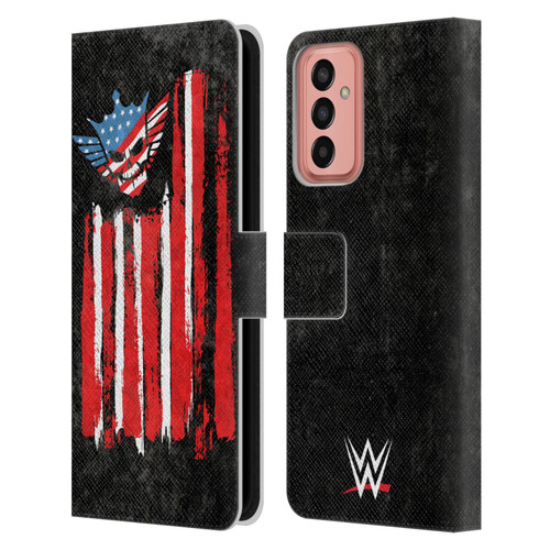 WWE Cody Rhodes American Nightmare Flag Leather Book Wallet Case Cover For Samsung Galaxy M13 (2022)