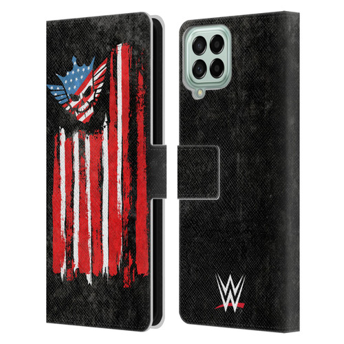 WWE Cody Rhodes American Nightmare Flag Leather Book Wallet Case Cover For Samsung Galaxy M33 (2022)