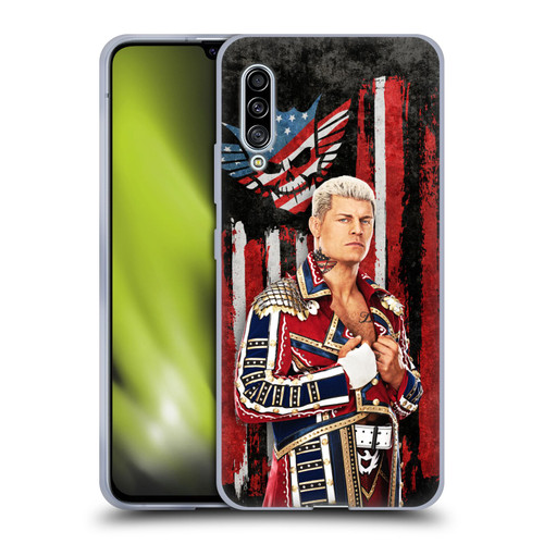 WWE Cody Rhodes American Nightmare Flag Soft Gel Case for Samsung Galaxy A90 5G (2019)
