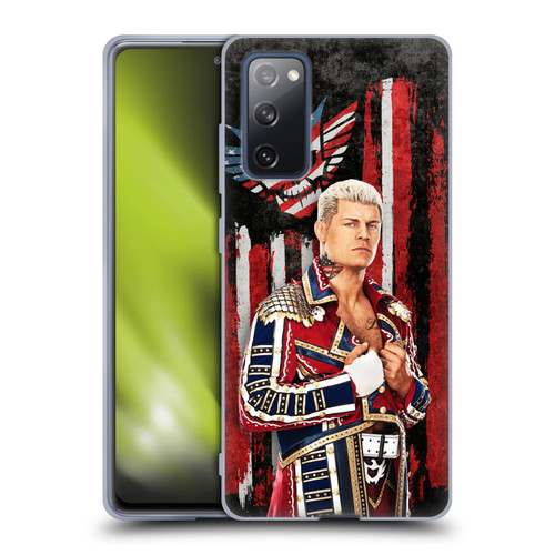 WWE Cody Rhodes American Nightmare Flag Soft Gel Case for Samsung Galaxy S20 FE / 5G