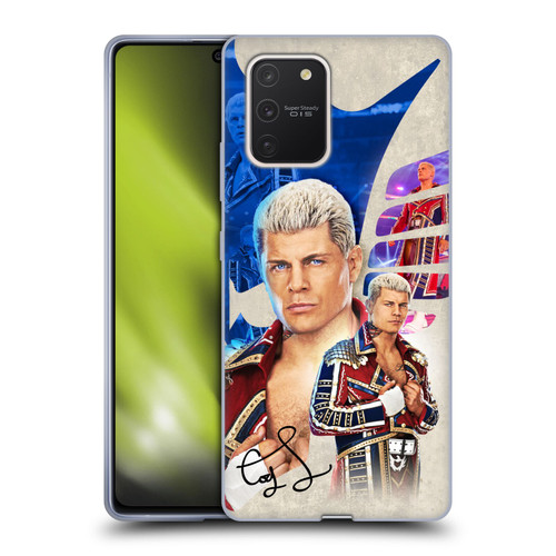 WWE Cody Rhodes Superstar Graphics Soft Gel Case for Samsung Galaxy S10 Lite