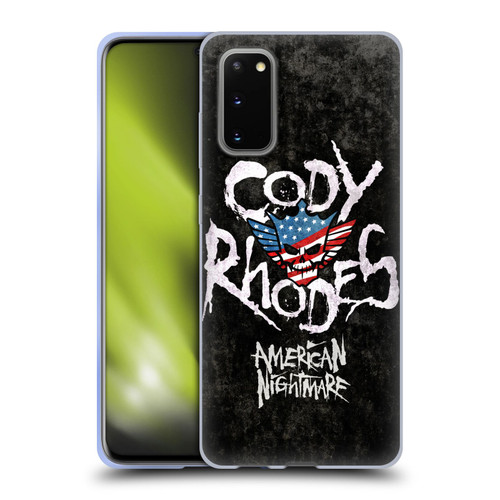 WWE Cody Rhodes Distressed Name Soft Gel Case for Samsung Galaxy S20 / S20 5G