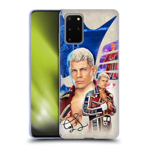 WWE Cody Rhodes Superstar Graphics Soft Gel Case for Samsung Galaxy S20+ / S20+ 5G