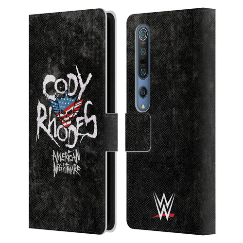 WWE Cody Rhodes Distressed Name Leather Book Wallet Case Cover For Xiaomi Mi 10 5G / Mi 10 Pro 5G