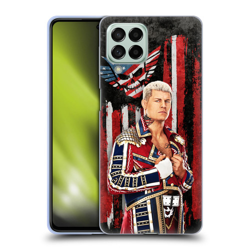 WWE Cody Rhodes American Nightmare Flag Soft Gel Case for Samsung Galaxy M53 (2022)