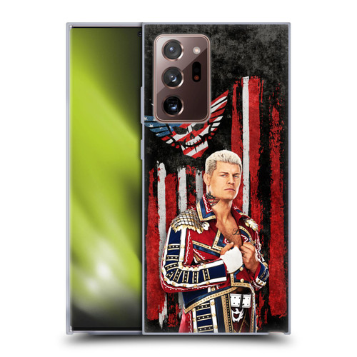 WWE Cody Rhodes American Nightmare Flag Soft Gel Case for Samsung Galaxy Note20 Ultra / 5G