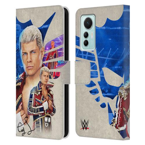 WWE Cody Rhodes Superstar Graphics Leather Book Wallet Case Cover For Xiaomi 12 Lite