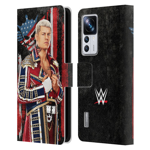 WWE Cody Rhodes Superstar Flag Leather Book Wallet Case Cover For Xiaomi 12T Pro