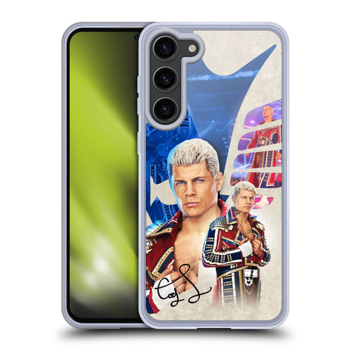 WWE Cody Rhodes Superstar Graphics Soft Gel Case for Samsung Galaxy S23+ 5G & MagSafe