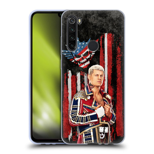WWE Cody Rhodes American Nightmare Flag Soft Gel Case for Xiaomi Redmi Note 8T