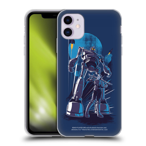 Ready Player One Graphics Iron Giant Soft Gel Case for Apple iPhone 11