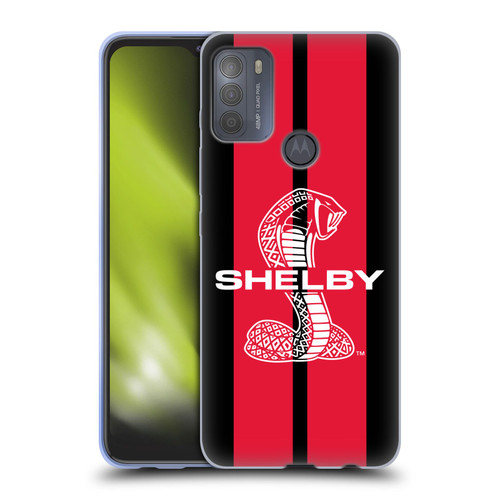 Shelby Car Graphics Red Soft Gel Case for Motorola Moto G50