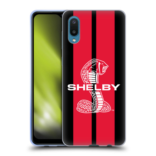 Shelby Car Graphics Red Soft Gel Case for Samsung Galaxy A02/M02 (2021)