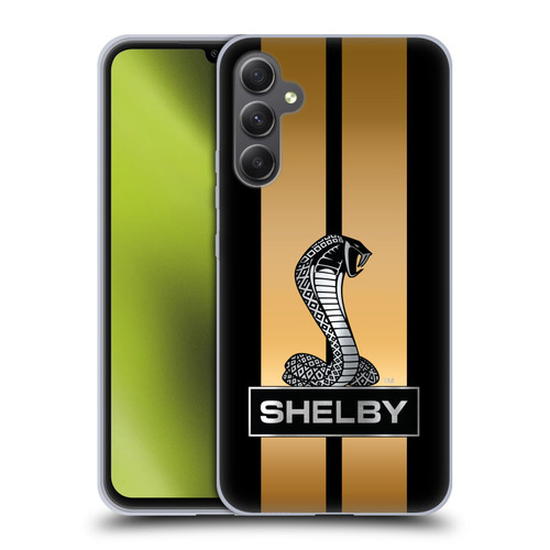 Shelby Car Graphics Gold Soft Gel Case for Samsung Galaxy A34 5G