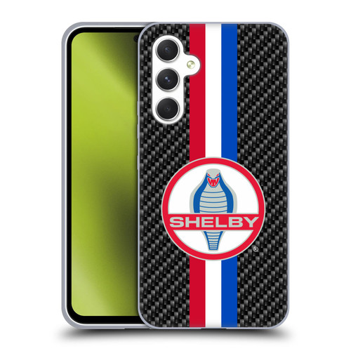 Shelby Logos Carbon Fiber Soft Gel Case for Samsung Galaxy A54 5G