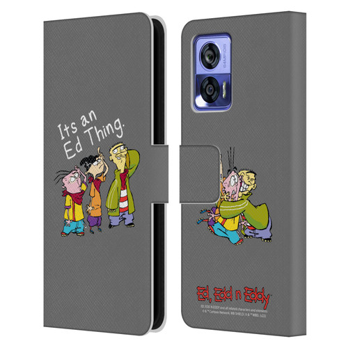 Ed, Edd, n Eddy Graphics It's An Ed Thing Leather Book Wallet Case Cover For Motorola Edge 30 Neo 5G