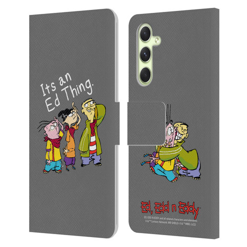 Ed, Edd, n Eddy Graphics It's An Ed Thing Leather Book Wallet Case Cover For Samsung Galaxy A54 5G