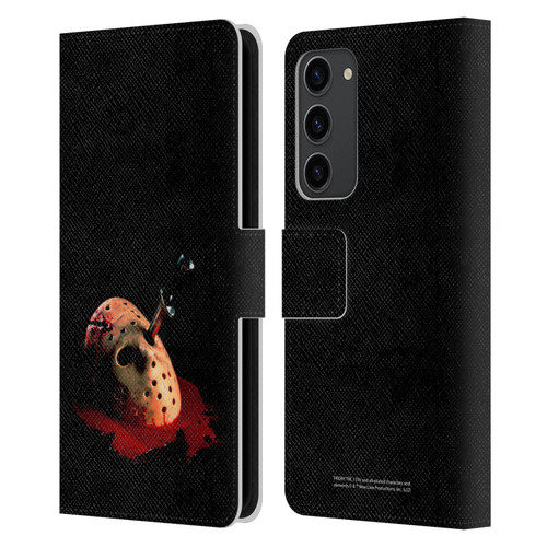 Friday the 13th: The Final Chapter Key Art Poster Leather Book Wallet Case Cover For Samsung Galaxy S23+ 5G